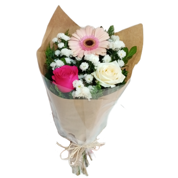 Buquê Gérbera e Rosas 